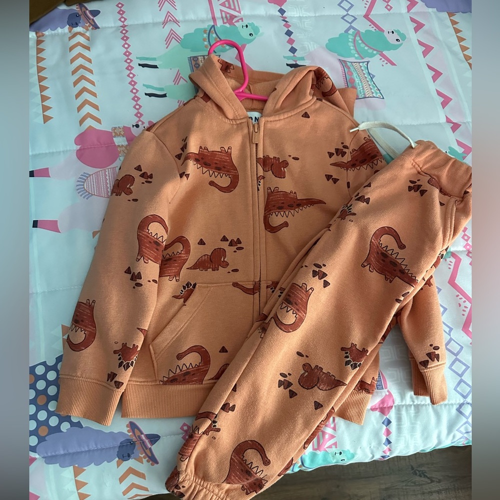 Old Navy Dino print toddler sweatsuit